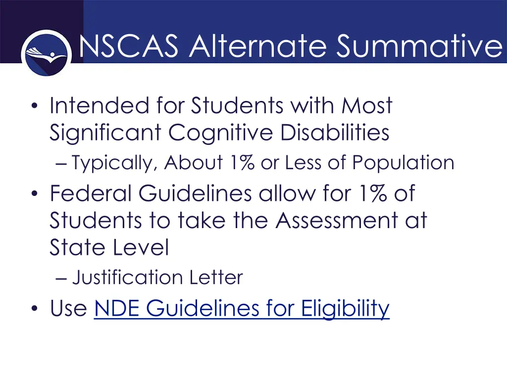 nscas alternate summative 2