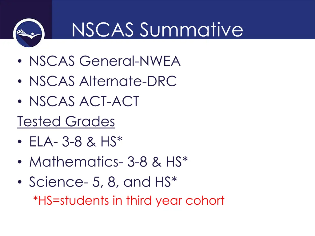 nscas summative