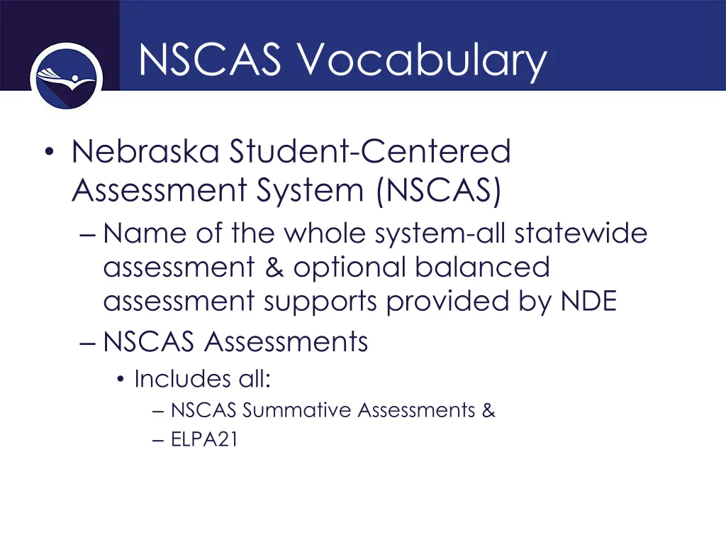 nscas vocabulary