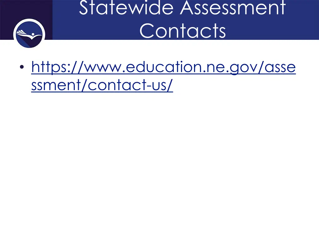 statewide assessment contacts