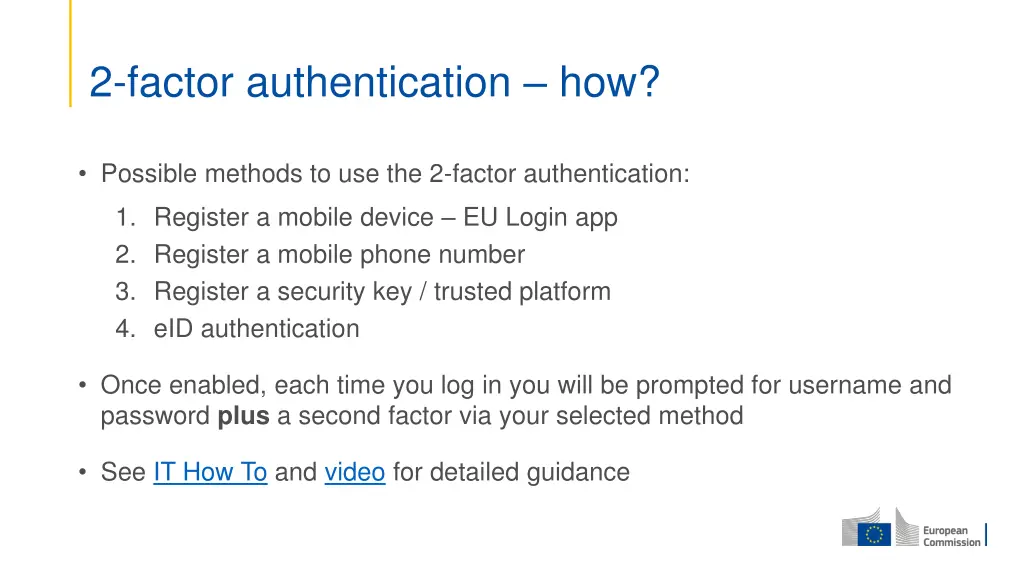 2 factor authentication how
