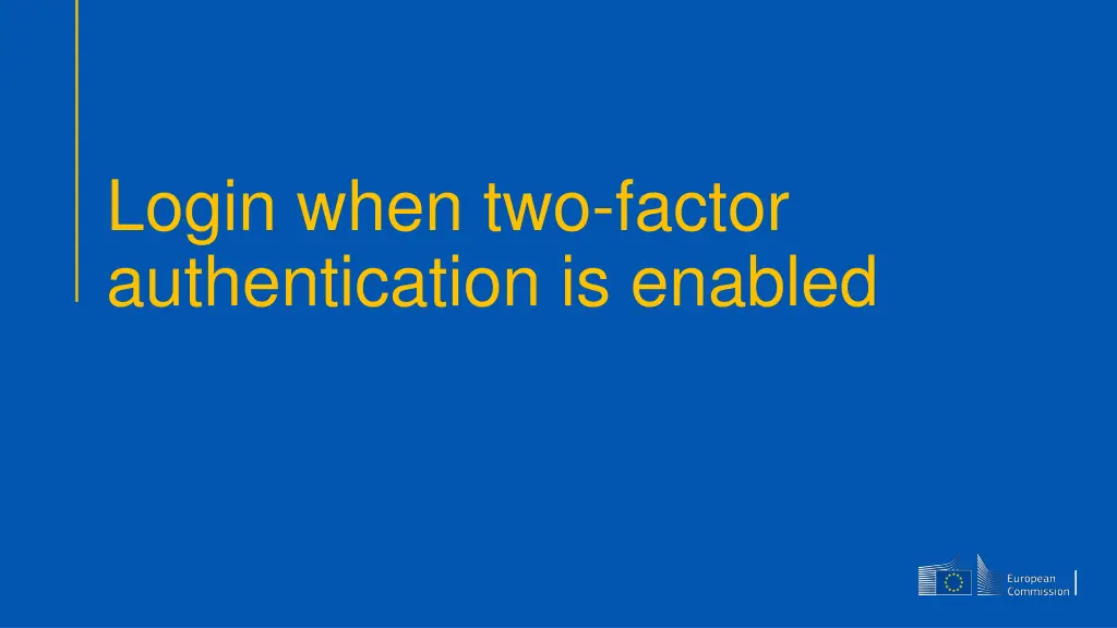 login when two factor authentication is enabled