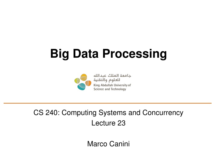 big data processing