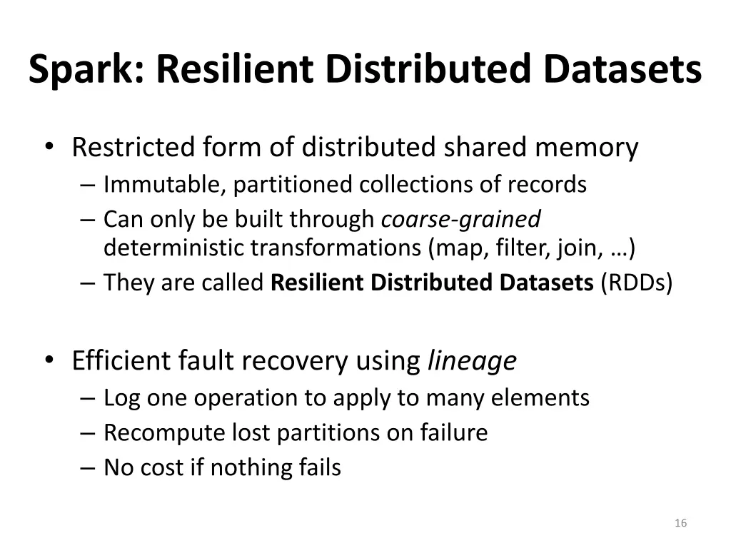 spark resilient distributed datasets 1