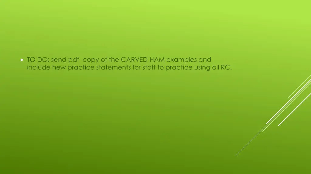 to do send pdf copy of the carved ham examples