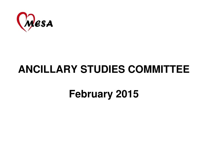 ancillary studies committee