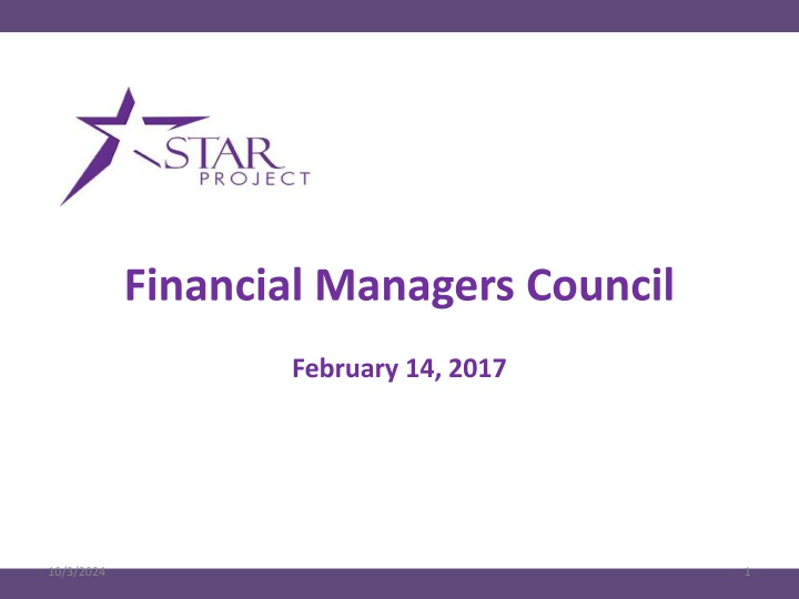 financial managers council