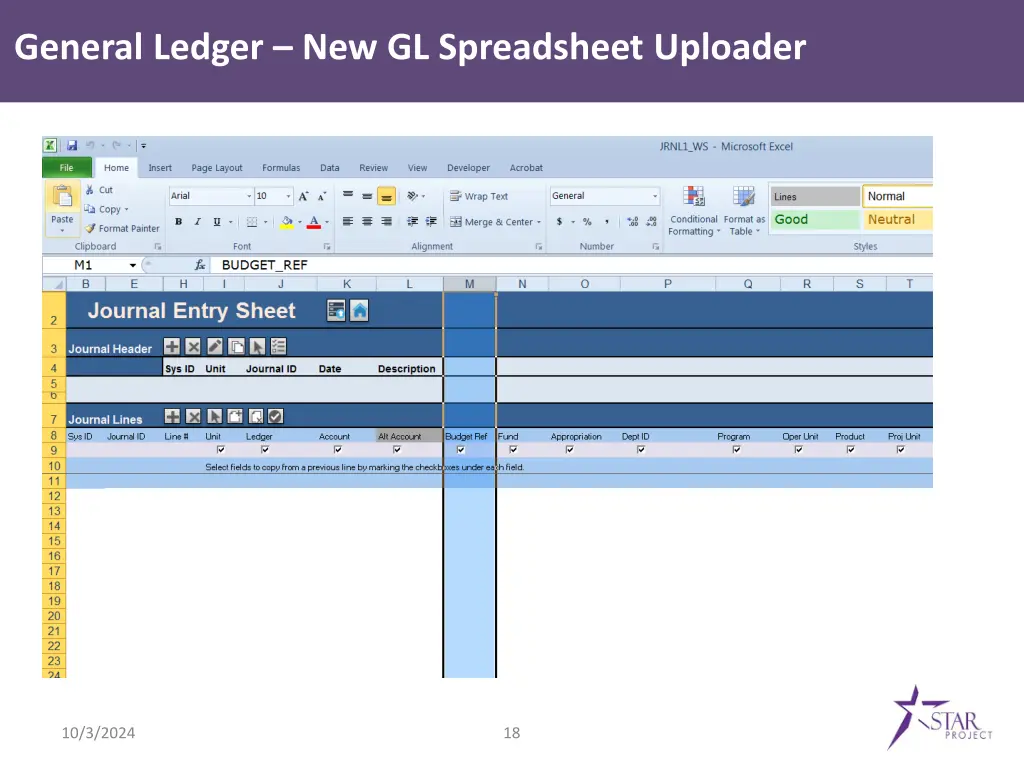 general ledger new gl spreadsheet uploader 2