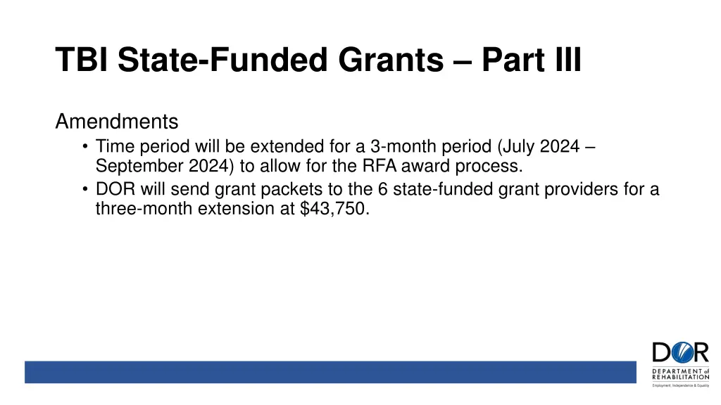 tbi state funded grants part iii