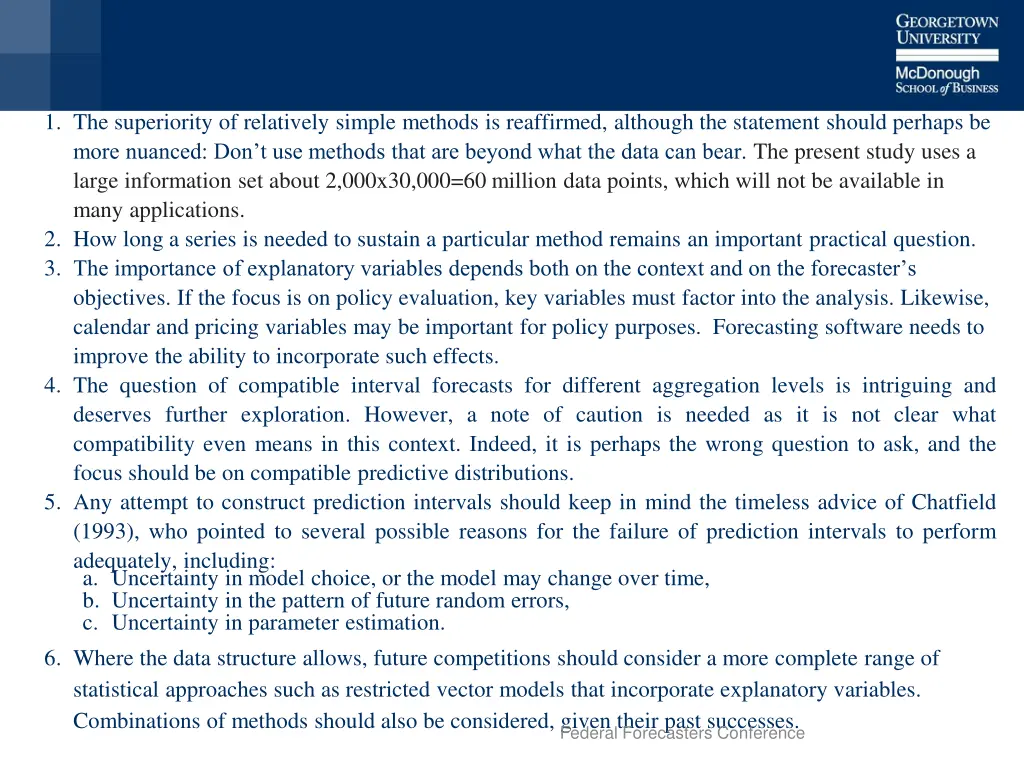 1 the superiority of relatively simple methods