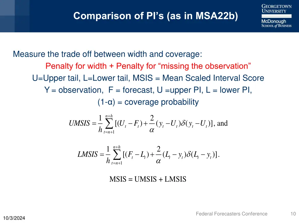 comparison of pi s as in msa22b
