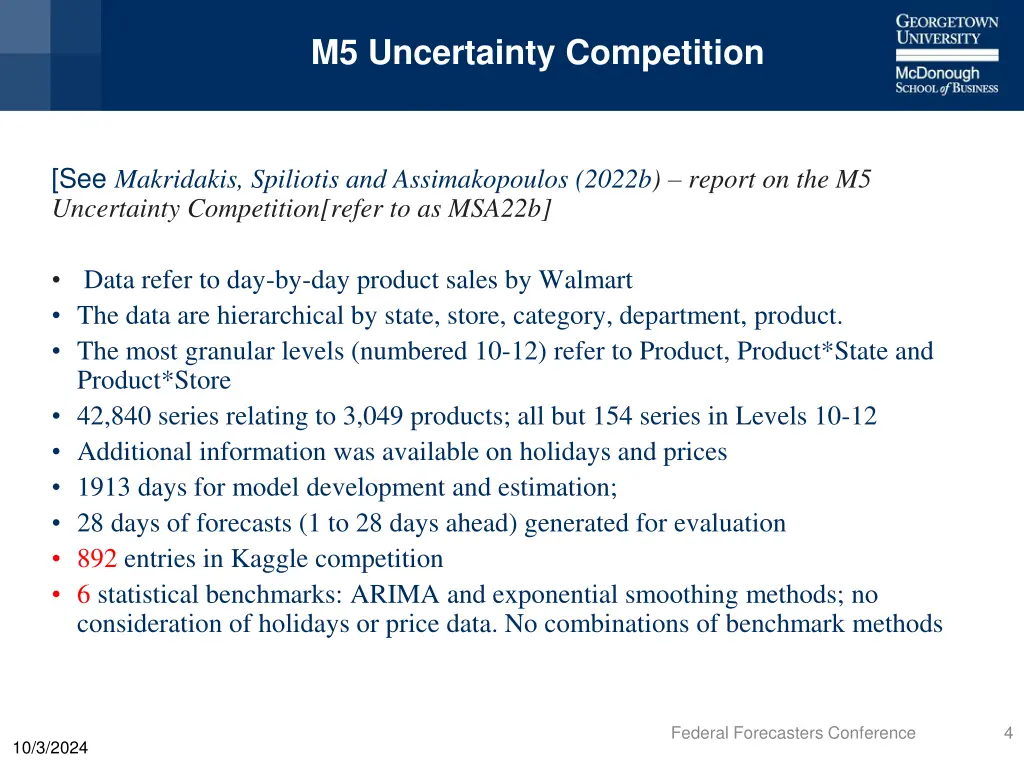 m5 uncertainty competition