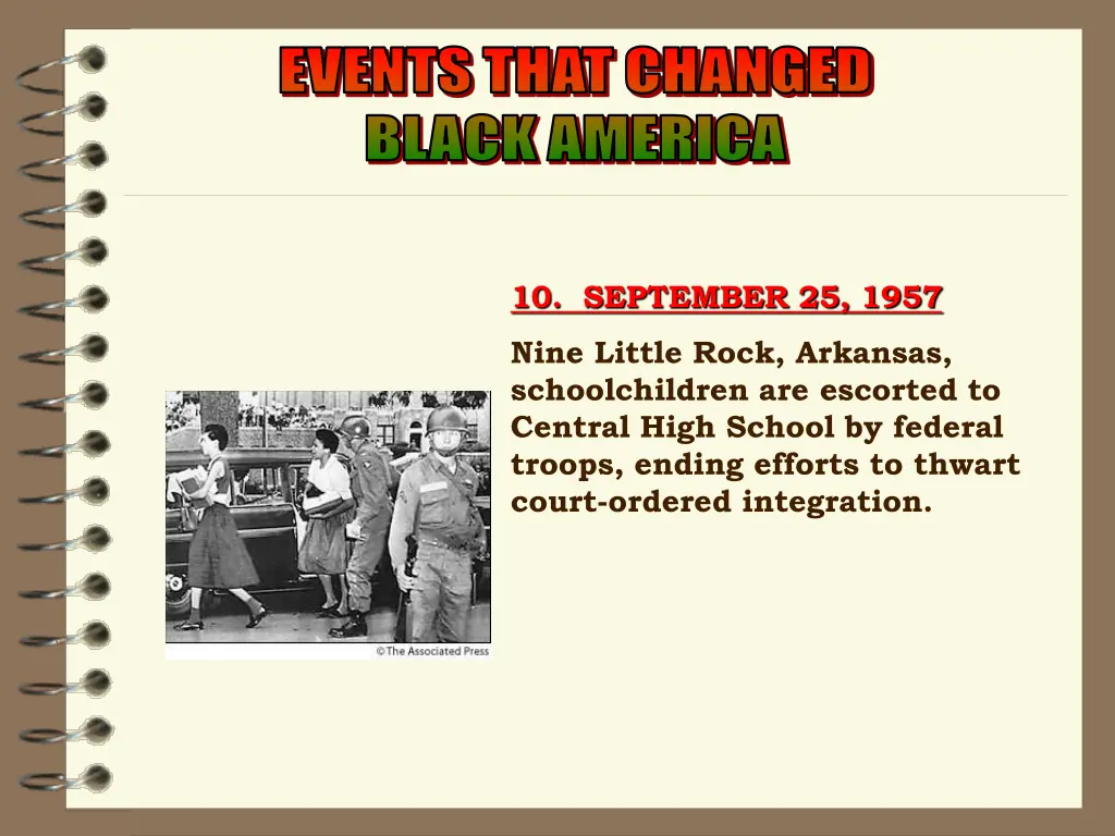 events that changed events that changed black 6