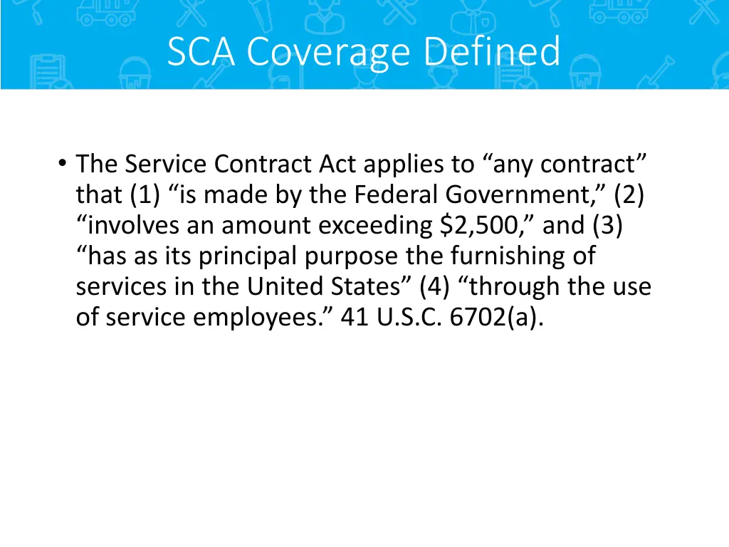 sca coverage defined