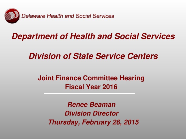 department of health and social services