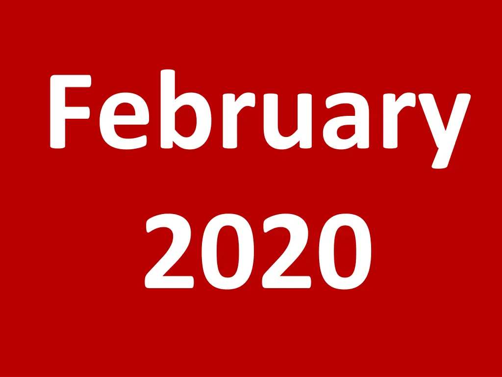 february 2020