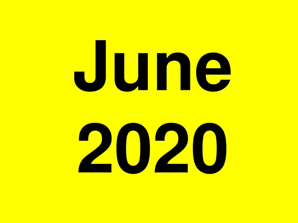 june 2020