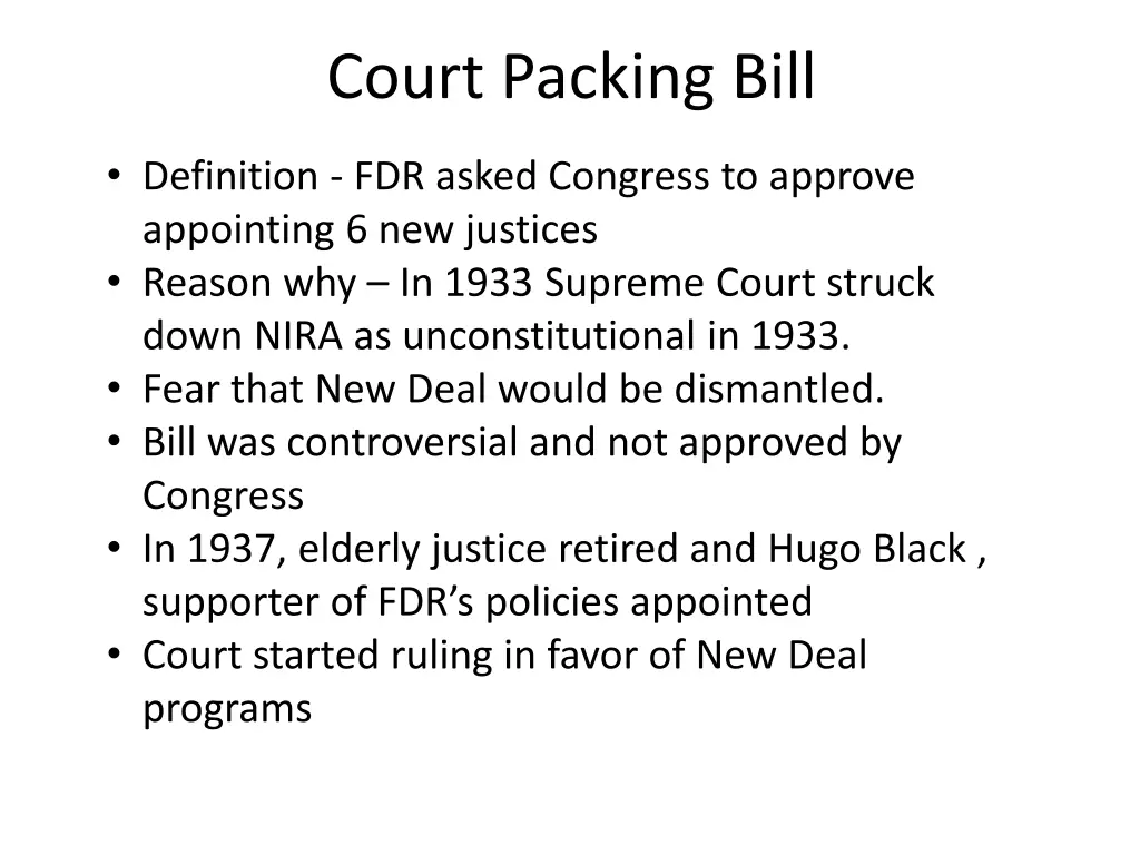 court packing bill