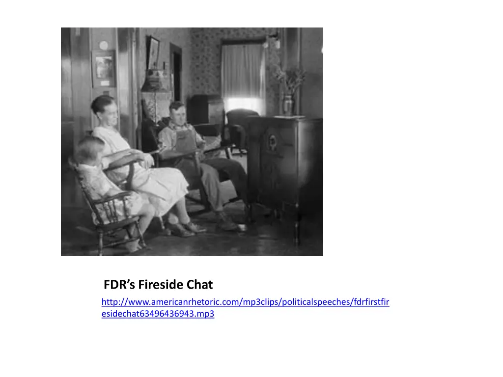 fdr s fireside chat