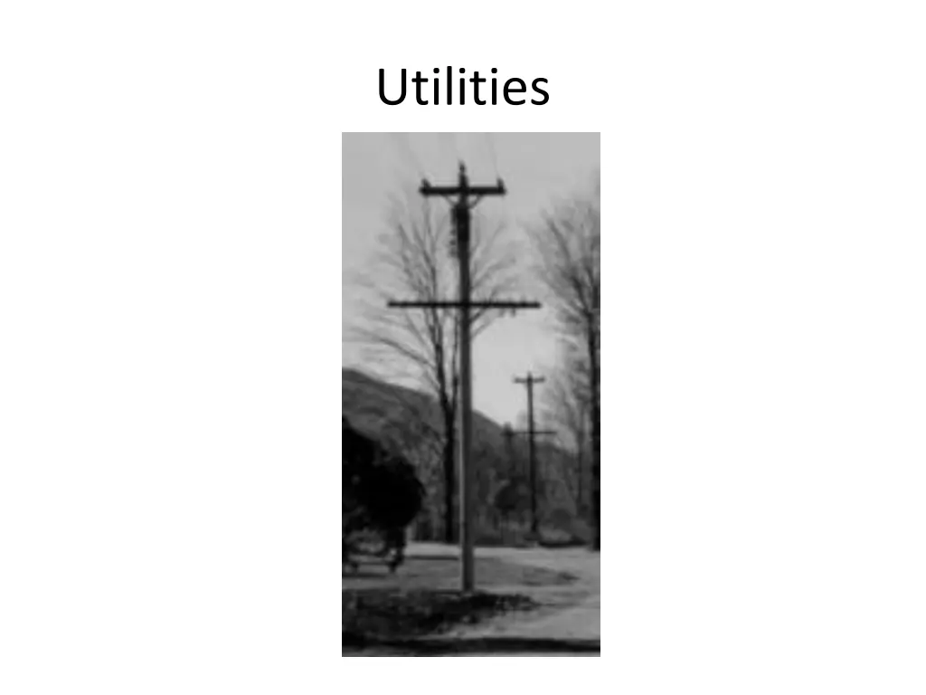 utilities