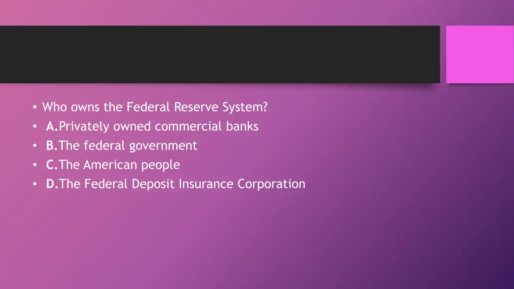 who owns the federal reserve system a privately