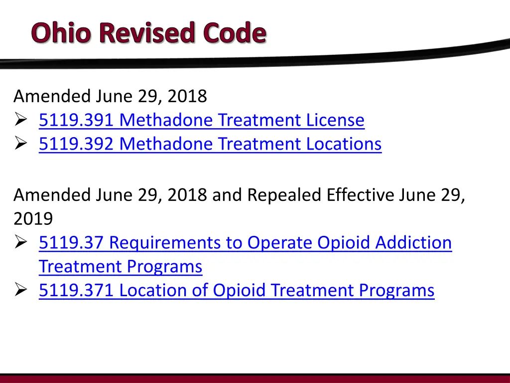 ohio revised code