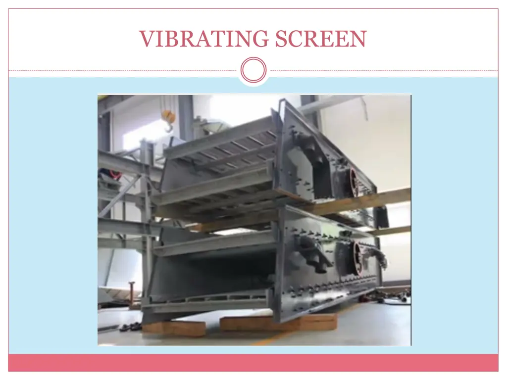 vibrating screen 1