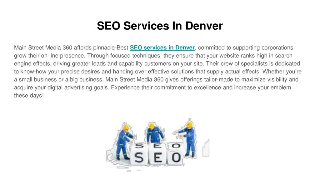 seo services in denver