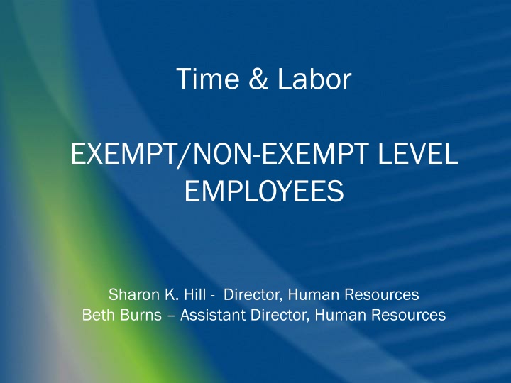 time labor