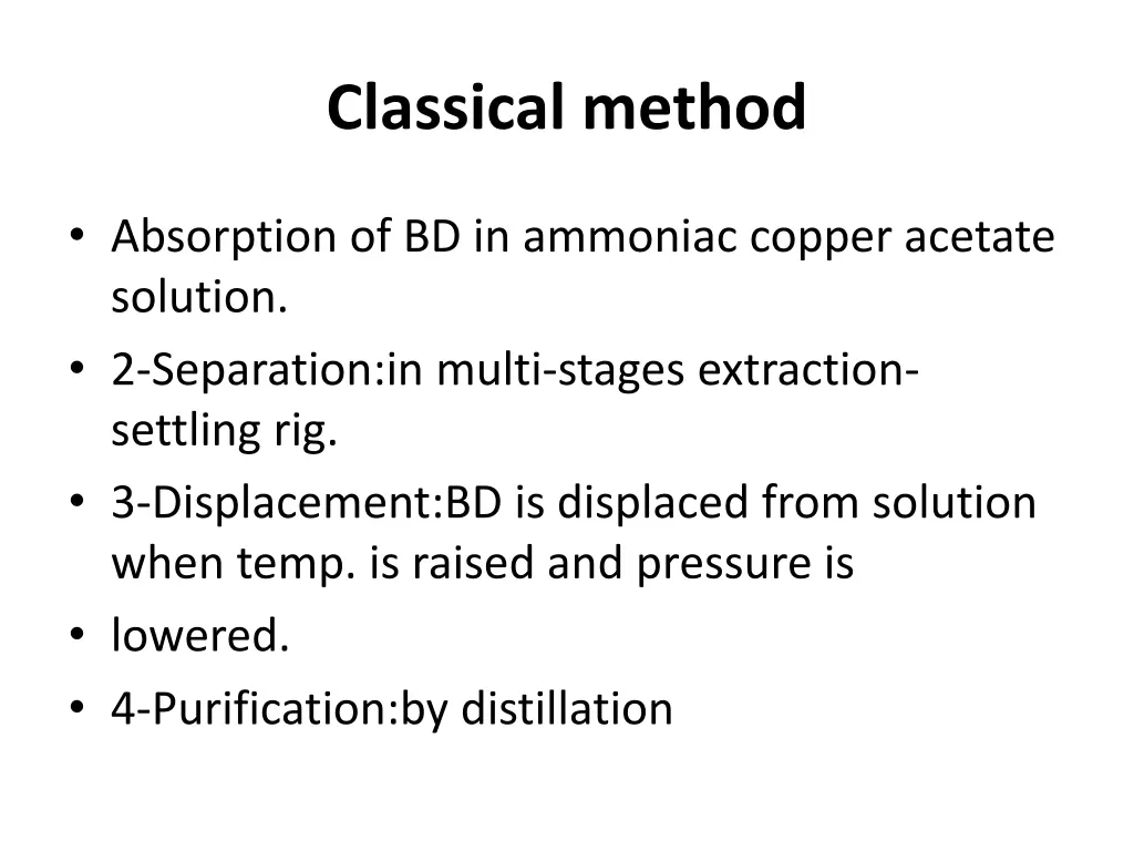 classical method