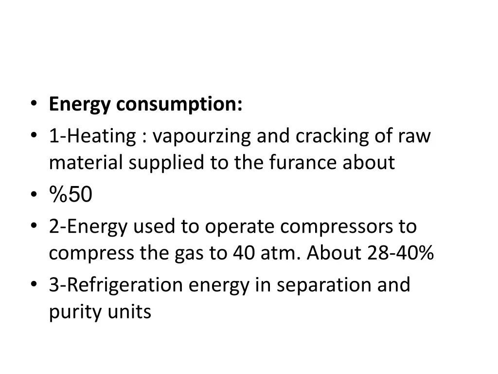 energy consumption 1 heating vapourzing