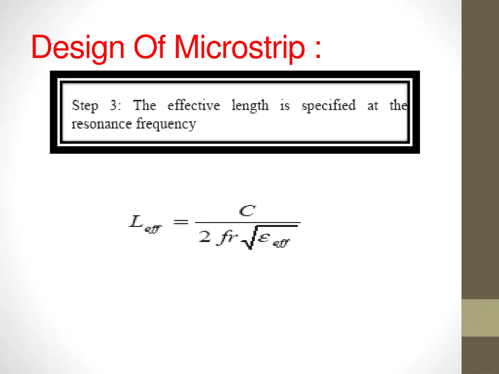 design of microstrip 2