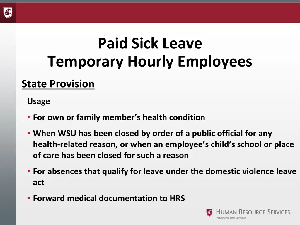 paid sick leave temporary hourly employees 1