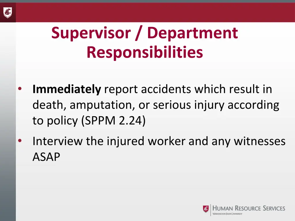 supervisor department responsibilities 1