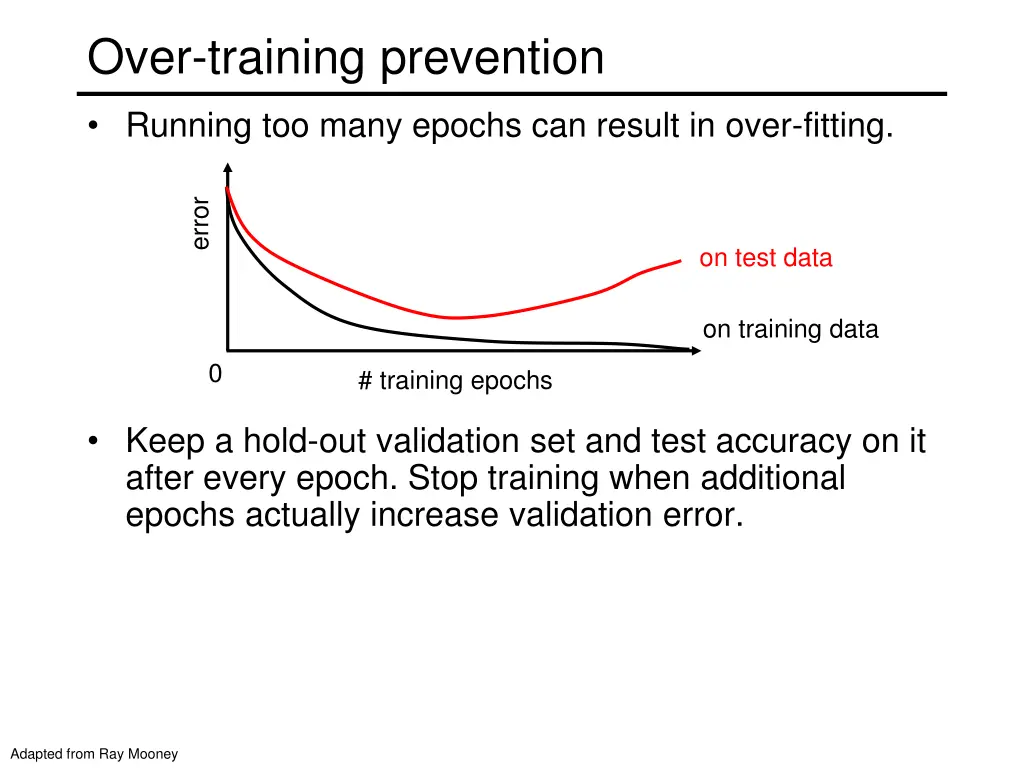 over training prevention