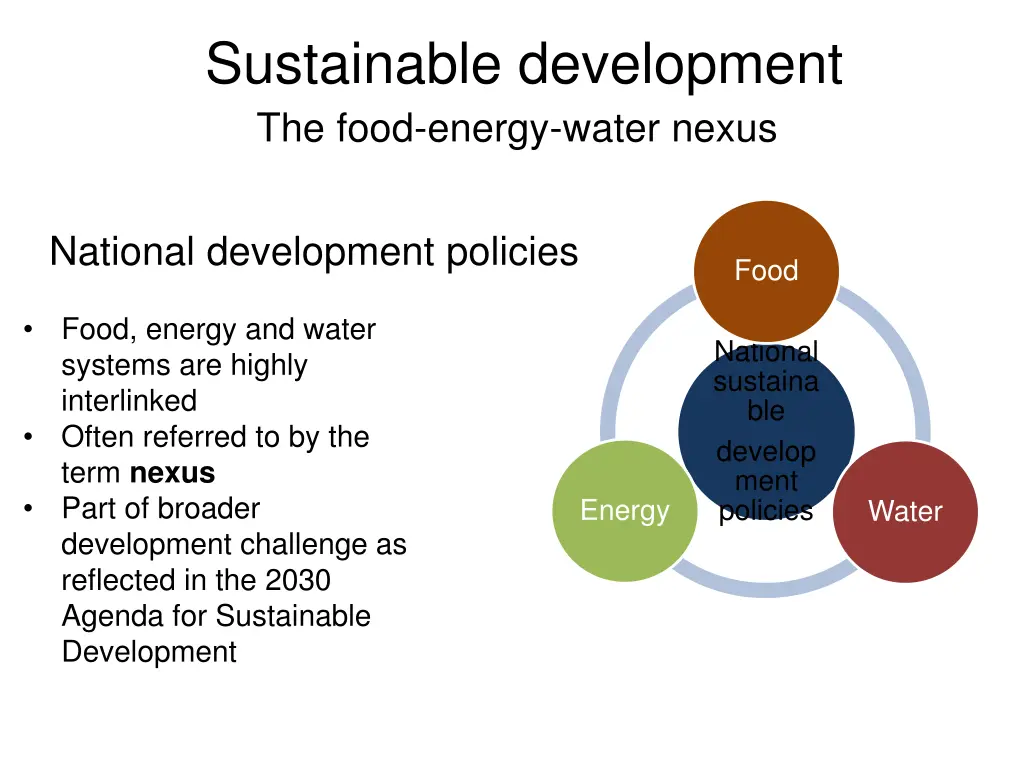 sustainable development