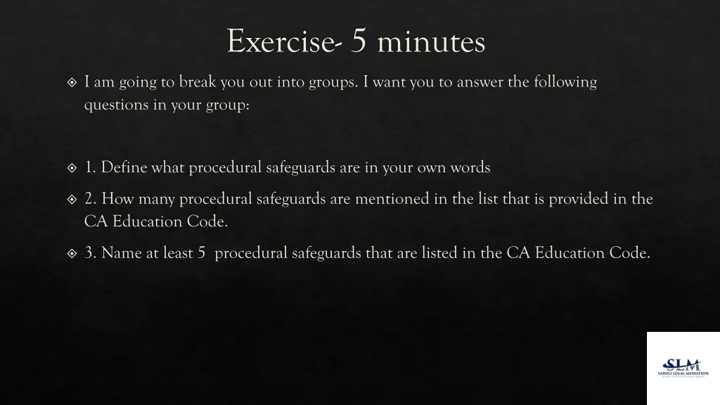 exercise 5 minutes