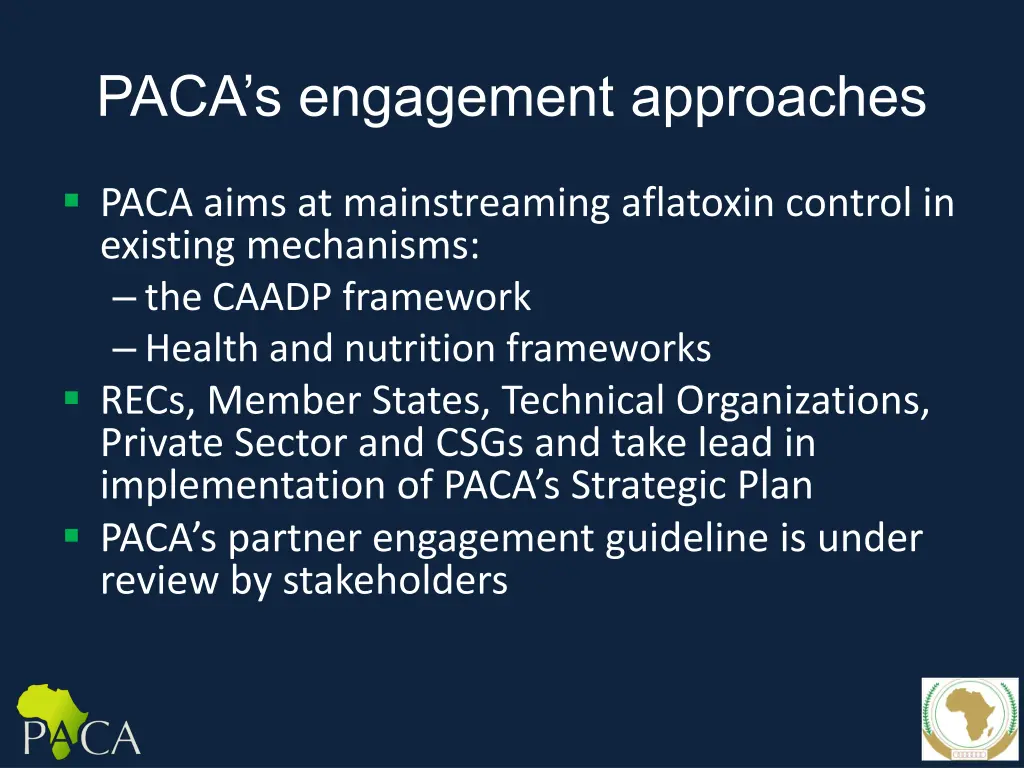 paca s engagement approaches