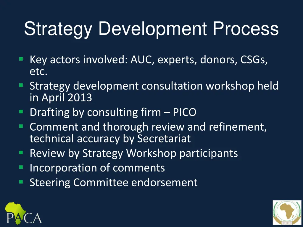 strategy development process