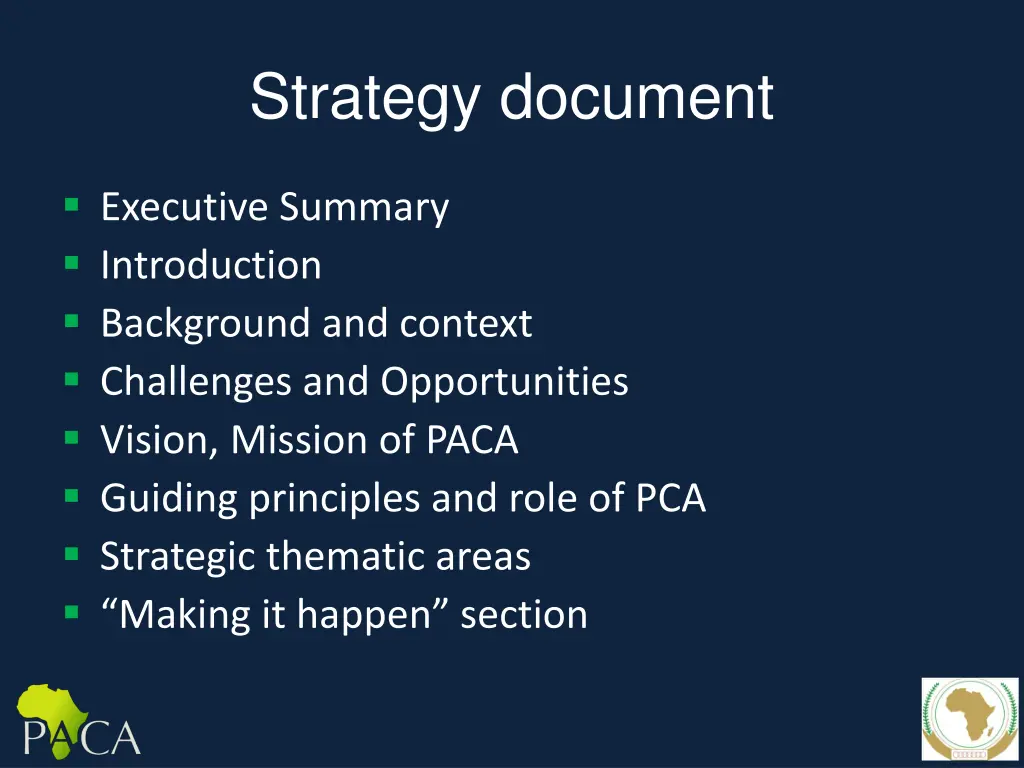 strategy document