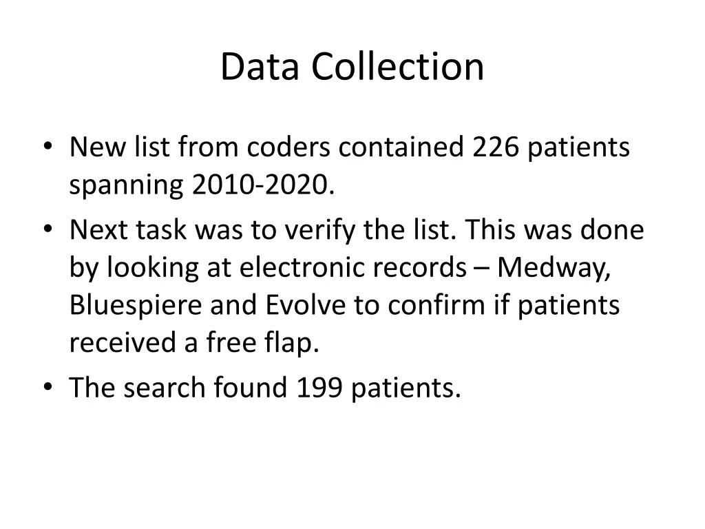 data collection 1