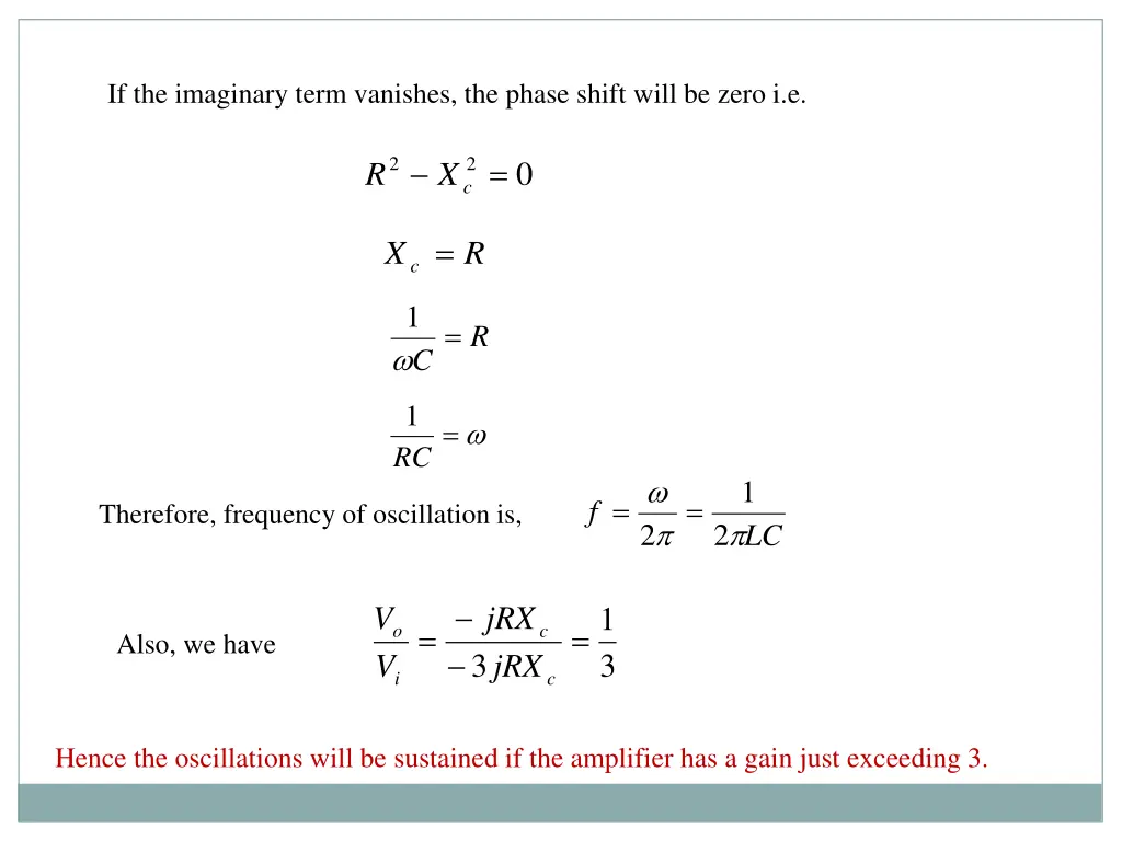 if the imaginary term vanishes the phase shift