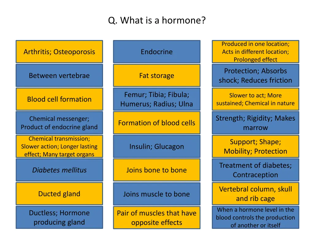 q what is a hormone