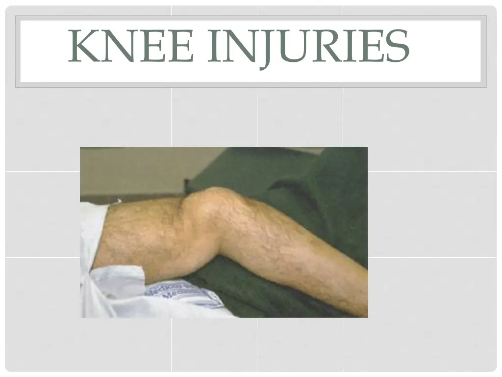 knee injuries