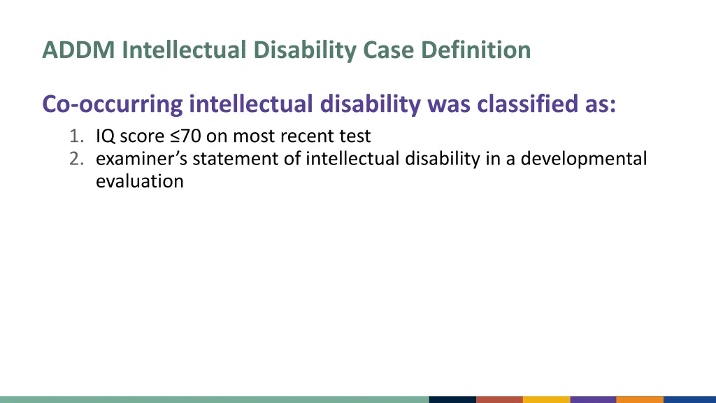 addm intellectual disability case definition