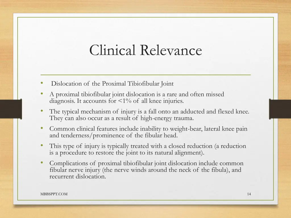 clinical relevance