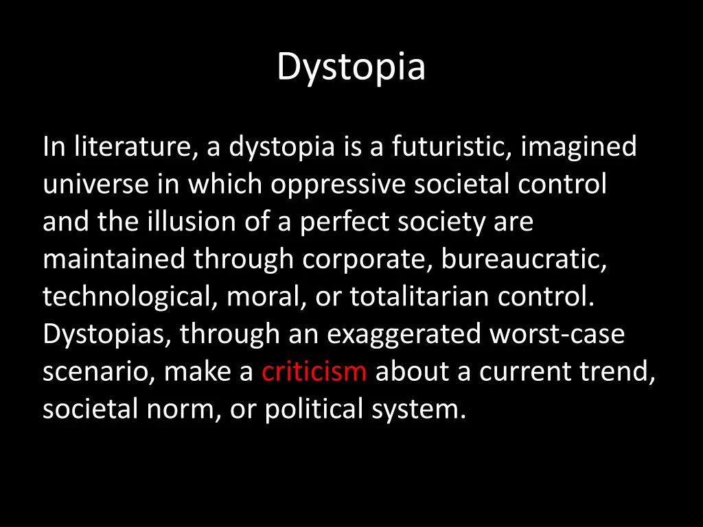 dystopia 1