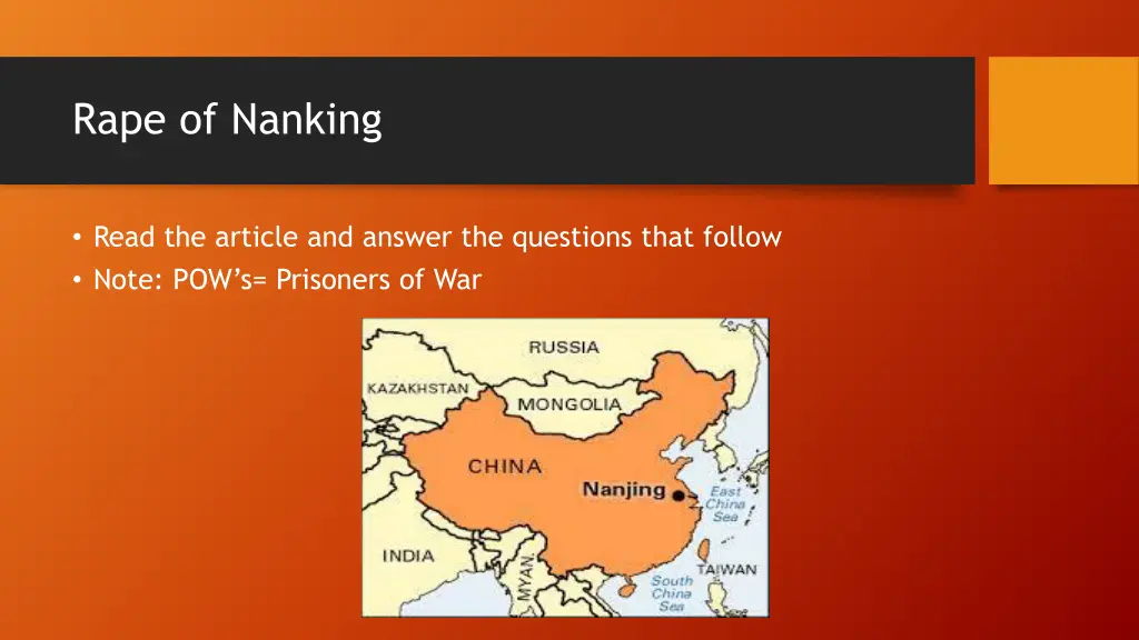 rape of nanking