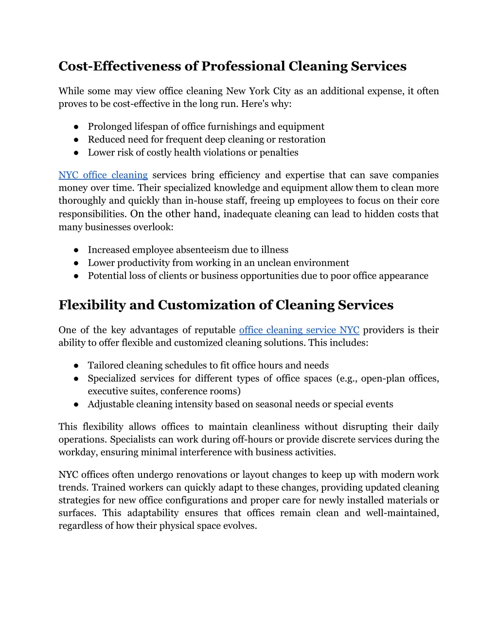 cost effectiveness of professional cleaning