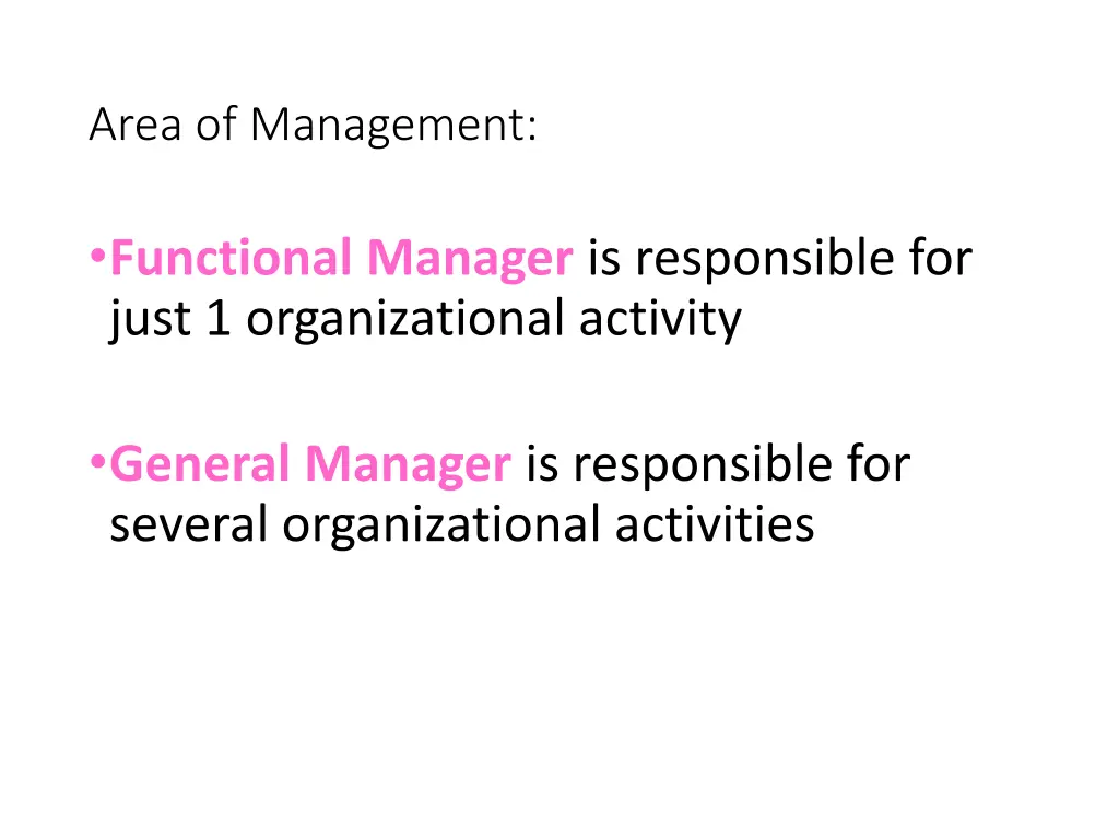 area of management 1